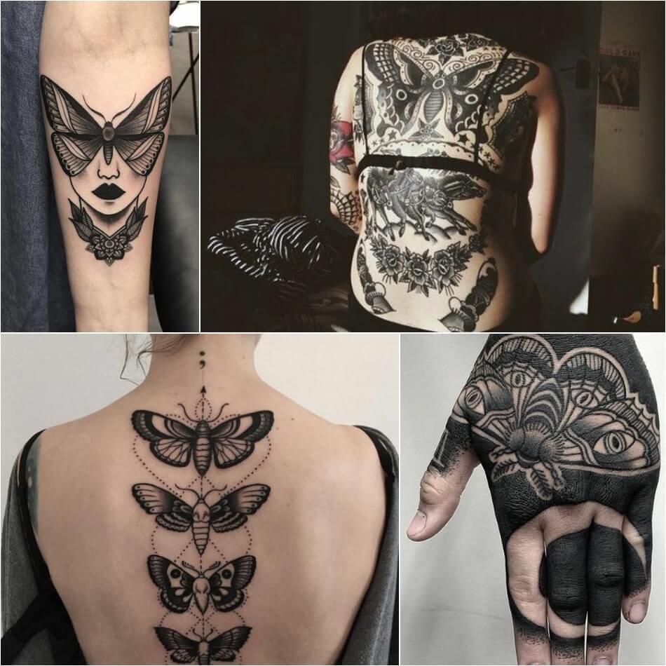 Тату бабочка - Идеи и значение татуировки бабочка