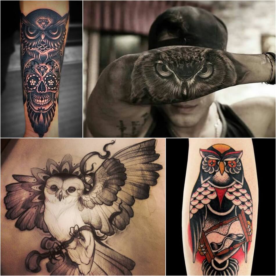Татуировки сов