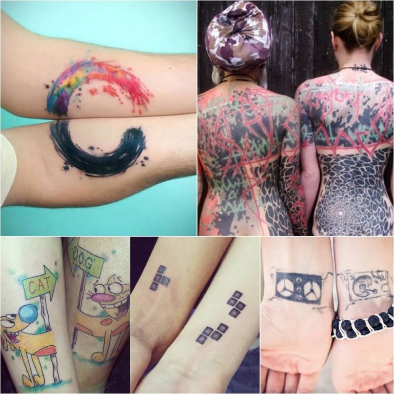 Эскизы татуировок для двоих