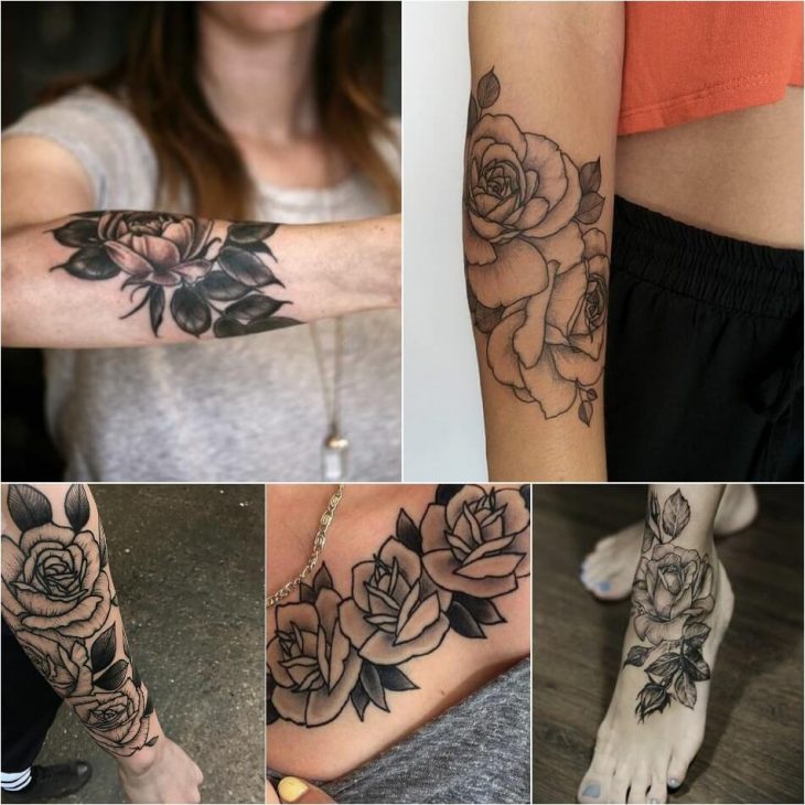 Тату Роза - Эскизы и Значения Татуировки Роза | Tattoo-ideas.ru