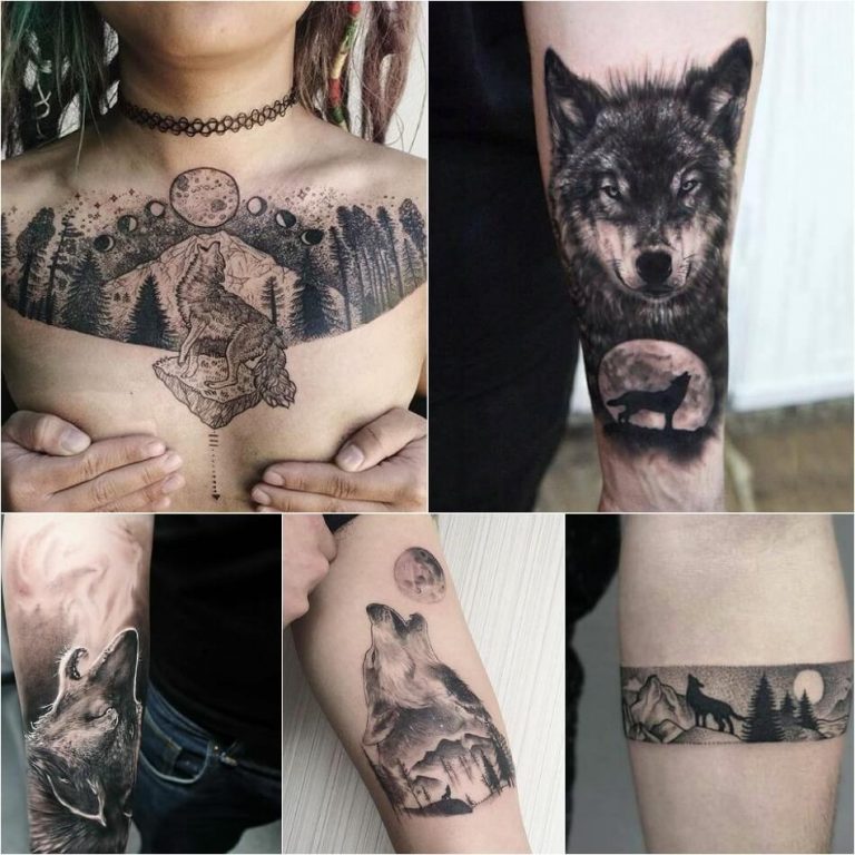 Тату Волк - Значение и Эскизы Татуировки с волком | Tattoo-ideas.ru