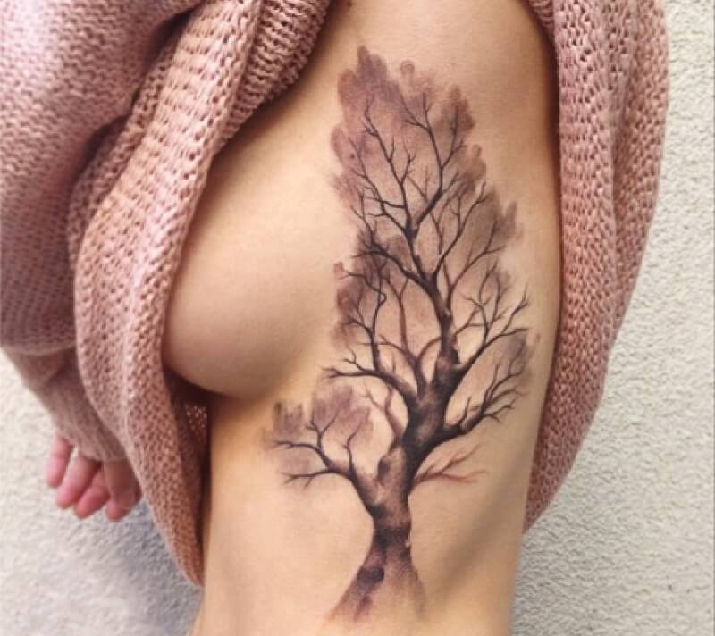 Тату дерево - Татуировка дерево - Тату с деревом - Тату дерево женские - Тату дерево для женщин
