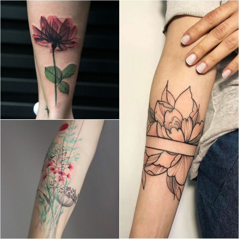 Тату цветы значение - Тату цветы - Татуировка цветы
