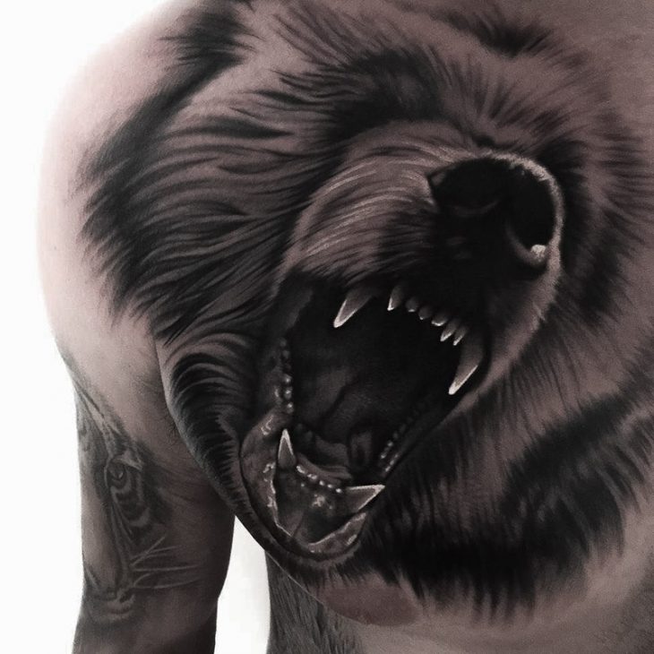 Тату медведь -татуировка медведь - Тату медведь значение