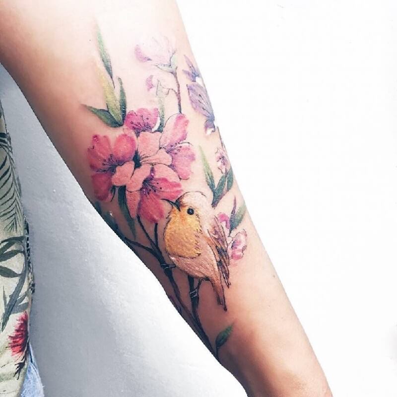 Значение татуировки стая птиц