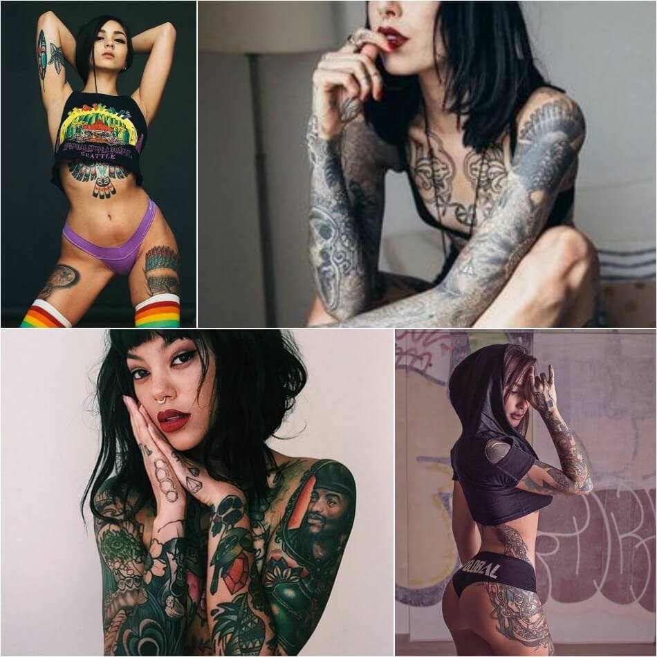 Девушки с тату - красивые женщины с тату - татуировки для женщин - сексуальные тату 
