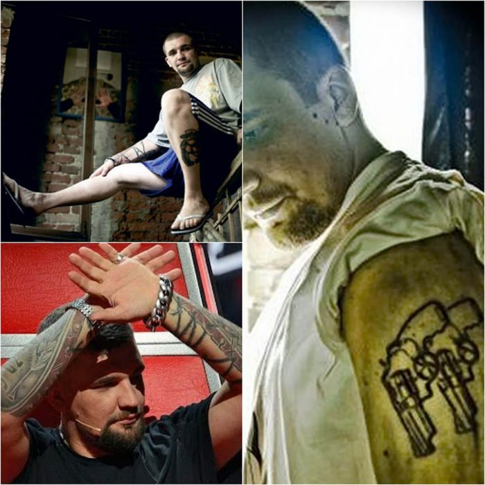 Татуировки в виде надписей
