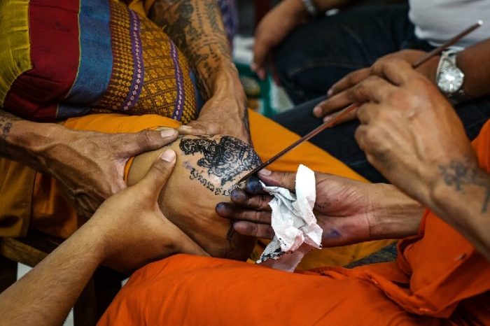 тату сак янт -татуировки сак янт - тайские тату - магические тату сак янт - тату буддистов