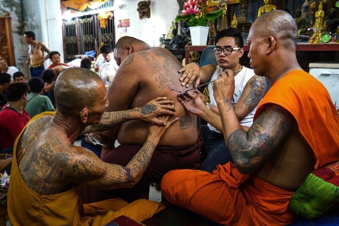 тату сак янт -татуировки сак янт - тайские тату - магические тату сак янт - тату буддистов