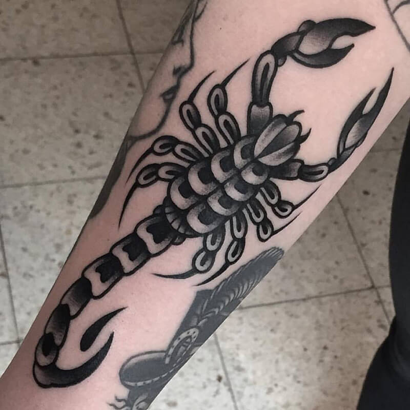 тату скорпион - тату скорпион знак зодиака - татуировка скорпион 