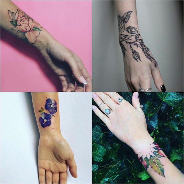 Женские татуировки на запястье