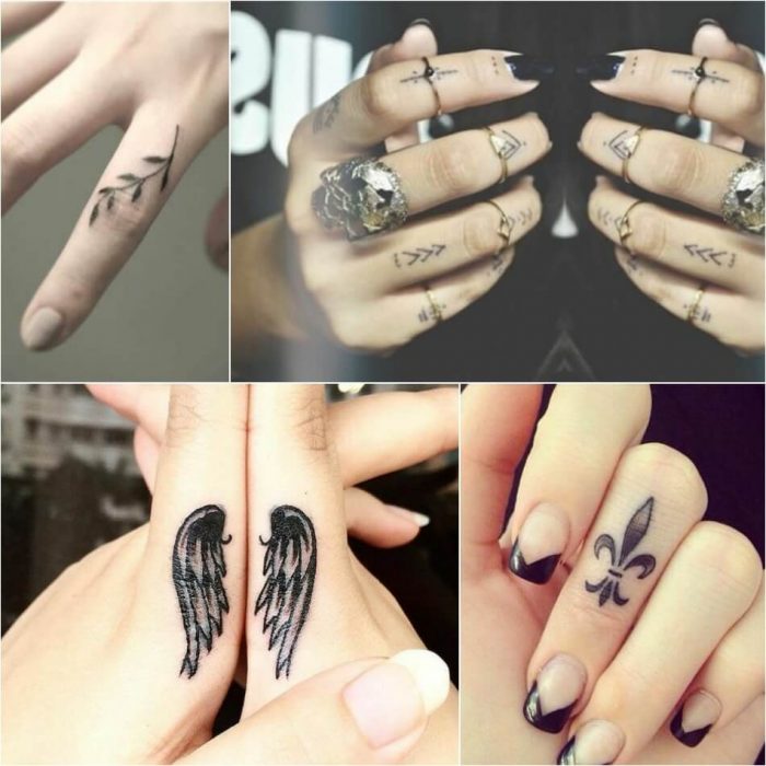 женские тату на руке - женские тату на пальце - тату на пальце для девушек 