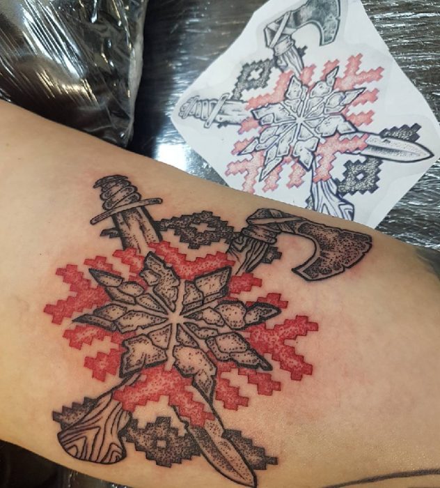 славянские тату - татуировки славян - славянская тематика тату - славянские обереги тату - татуировки славянская традиция 